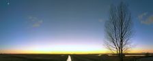 Abendstimmung über dem Bodden in Richtung Ahrenshoop